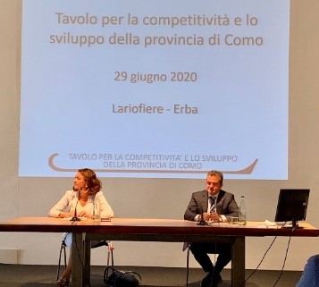 Foto Tavolo della Competitivit Como del 29 giugno 2020