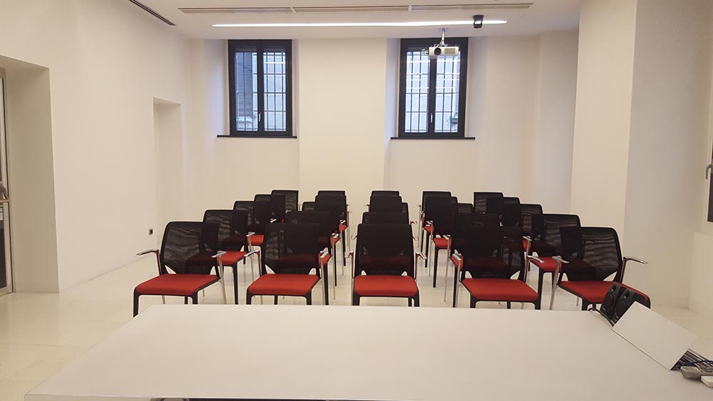 sala formazione - vista frontale