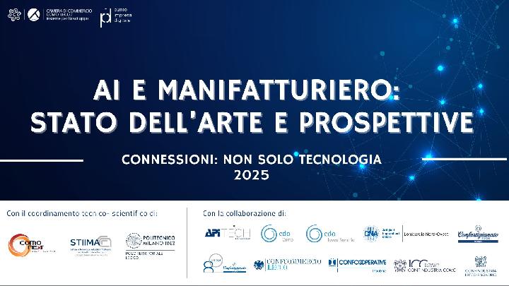 AI e Manifatturiero stato dell'arte e prospettive