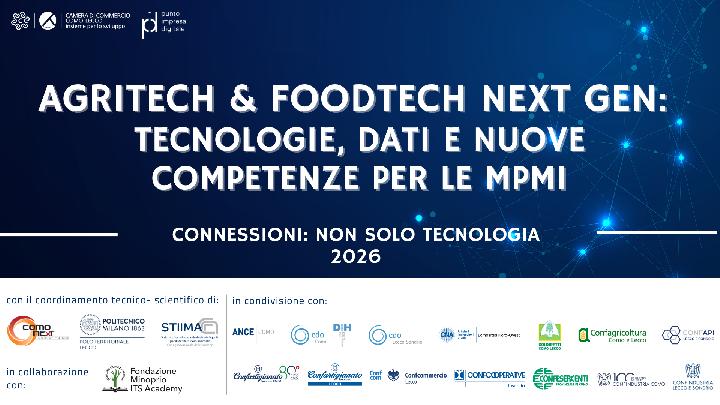 AGRITECH E FOODTECH NEXT GEN